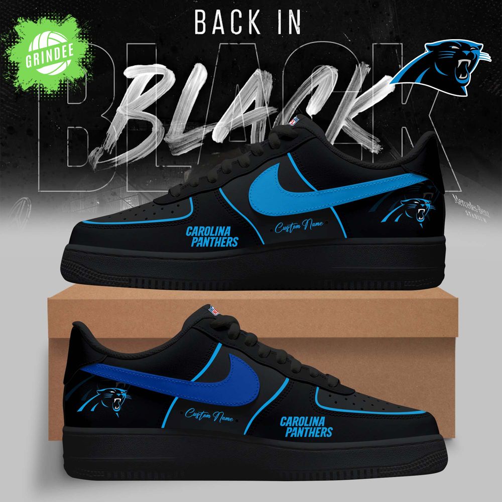 Carolina Panthers – 2025 Back In Black Limited Edition AF1 Carolina Panthers – 2025 Back In Black Limited Edition AF1