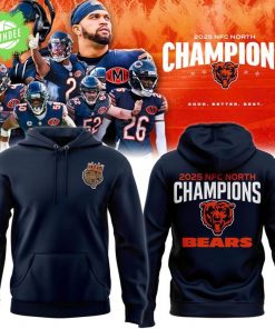 Chicago Bears ”2025 NFC North Champions” Hoodie
