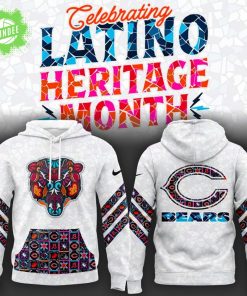 Chicago Bears NFL 2025 Latino Heritage Month Hoodie