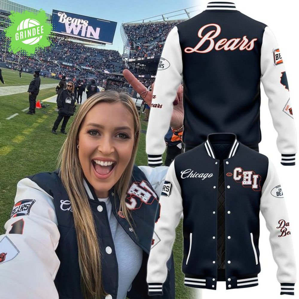 Chicago Bears New Baseball Jacket Chicago Bears New Baseball Jacket