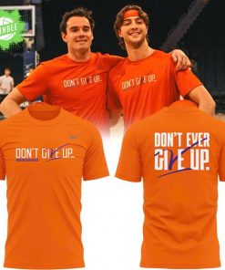 Clemson Basketball “Don’t give up, don’t ever give up” TShirt.