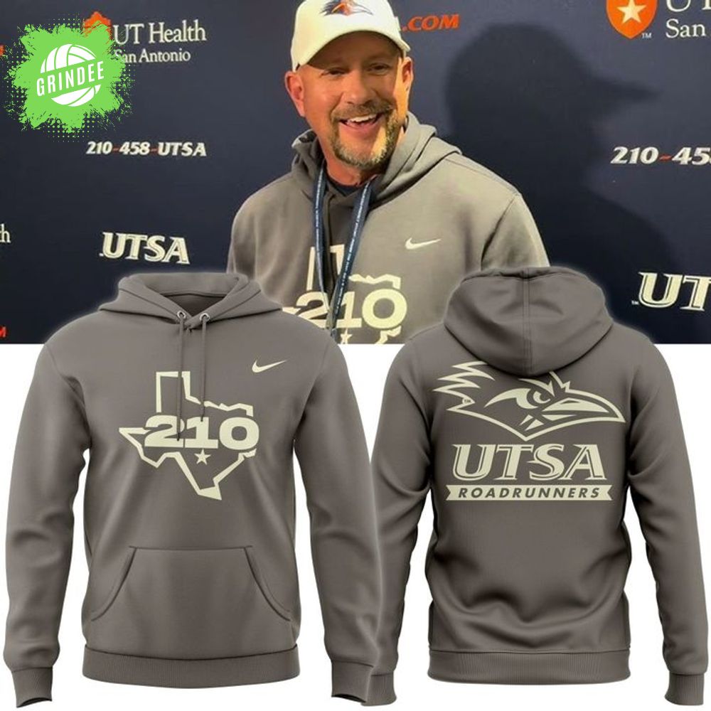 Coach Jeff Traylor UTSA Roadrunners football 210 Hoodie Coach Jeff Traylor UTSA Roadrunners football 210 Hoodie