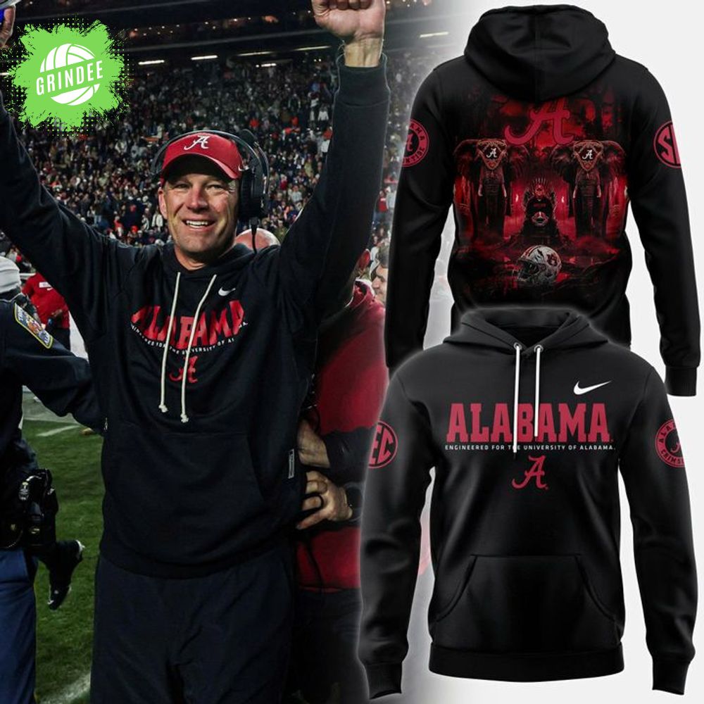 Coach Kalen DeBoer Alabama Sideline Men's Nike Pullover Hoodie Coach Kalen DeBoer Alabama Sideline Men's Nike Pullover Hoodie