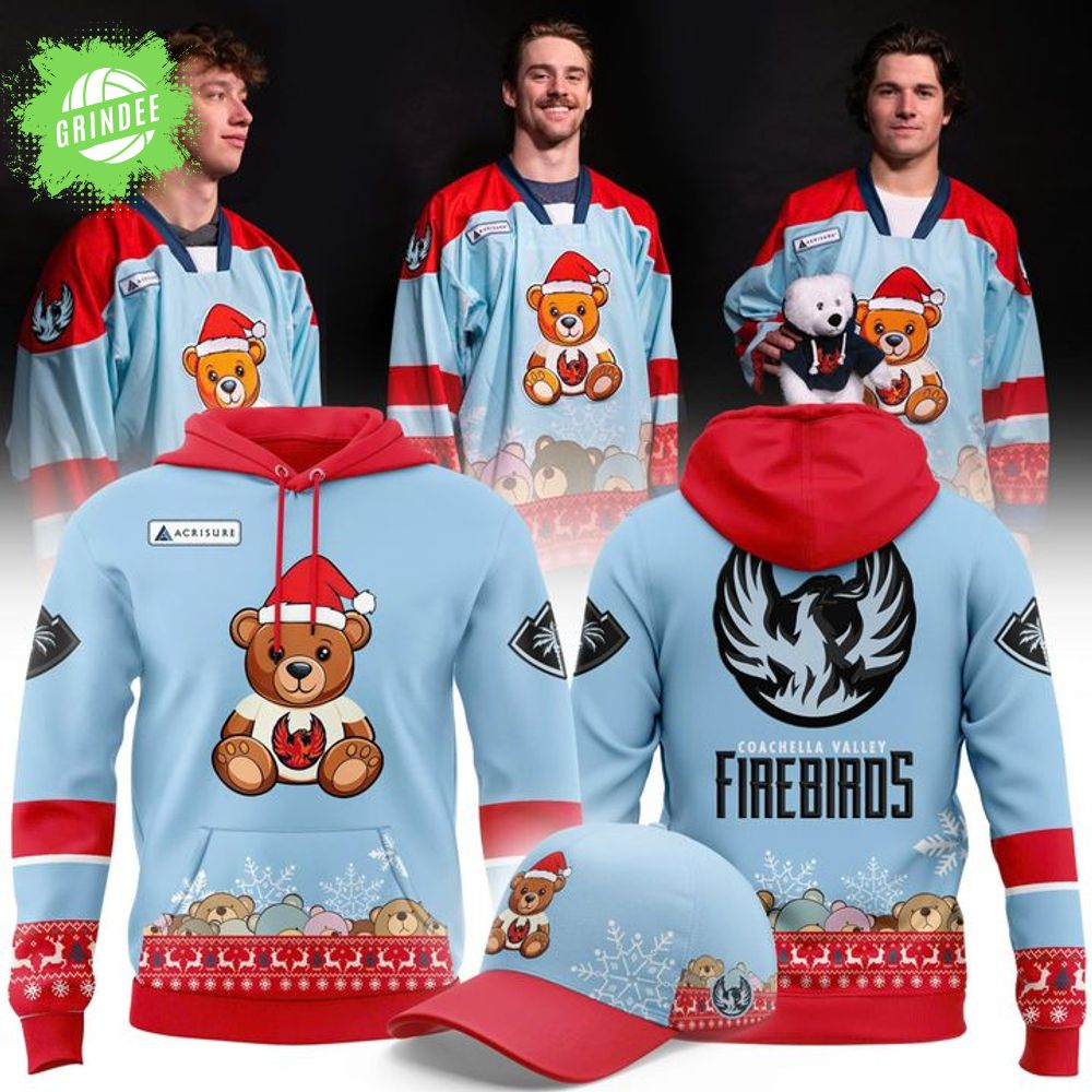 Coachella Valley Firebirds '' Teddy Bear Toss '' Hoodie 2025 Coachella Valley Firebirds '' Teddy Bear Toss '' Hoodie 2025