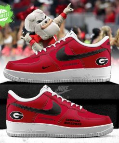 Custom Georgia Bulldogs football Special Edition AF1 Sneakers