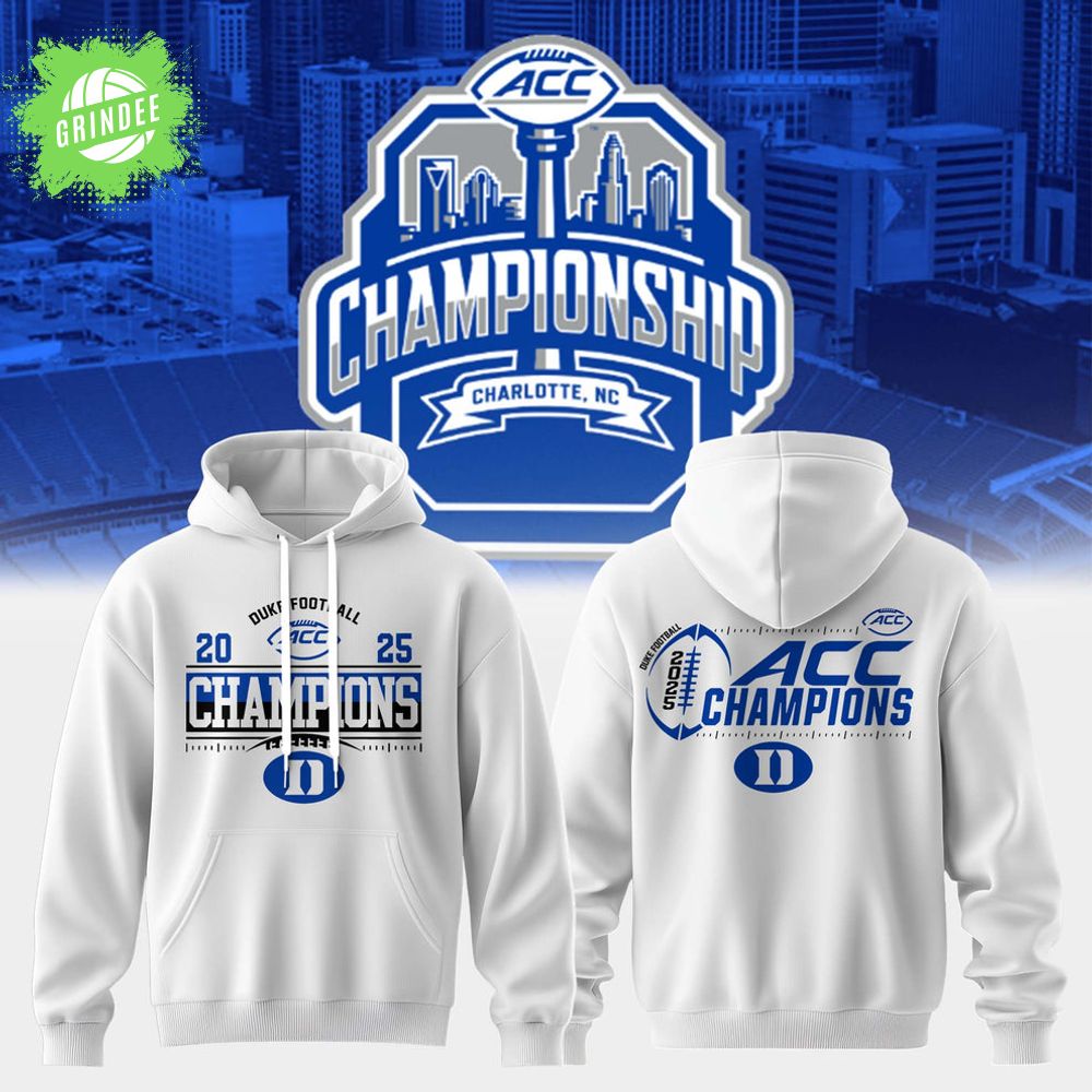 DUKE FOOTBALL β ACC CHAMPIONS 2025 W HOODIE π₯ DUKE FOOTBALL β ACC CHAMPIONS 2025 W HOODIE π₯