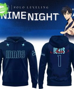 Dallas Mavericks Anime Night Solo Leveling Hoodie.