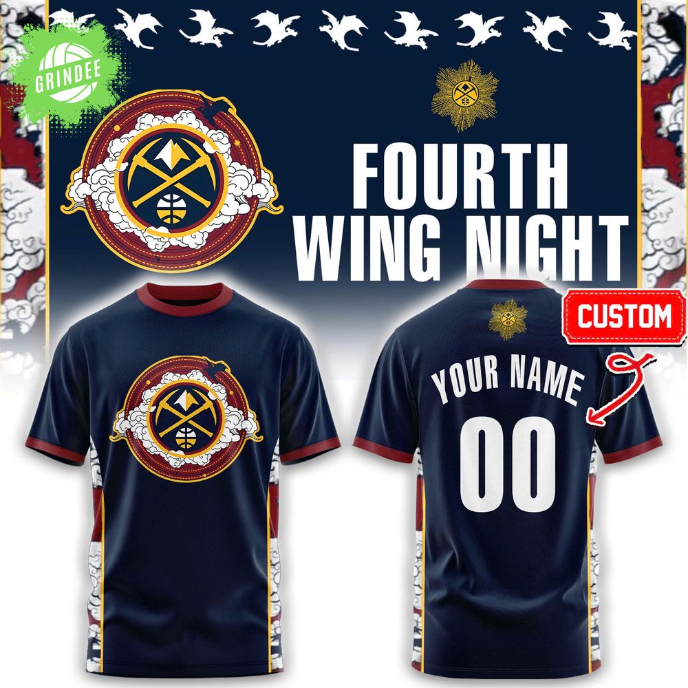 Denver Nuggets Fourth Wing Night Limited Edition Tshirt Denver Nuggets Fourth Wing Night Limited Edition Tshirt