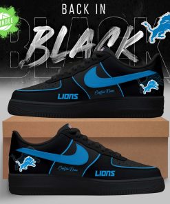 Detroit Lions – 2025 Back In Black Limited Edition AF1