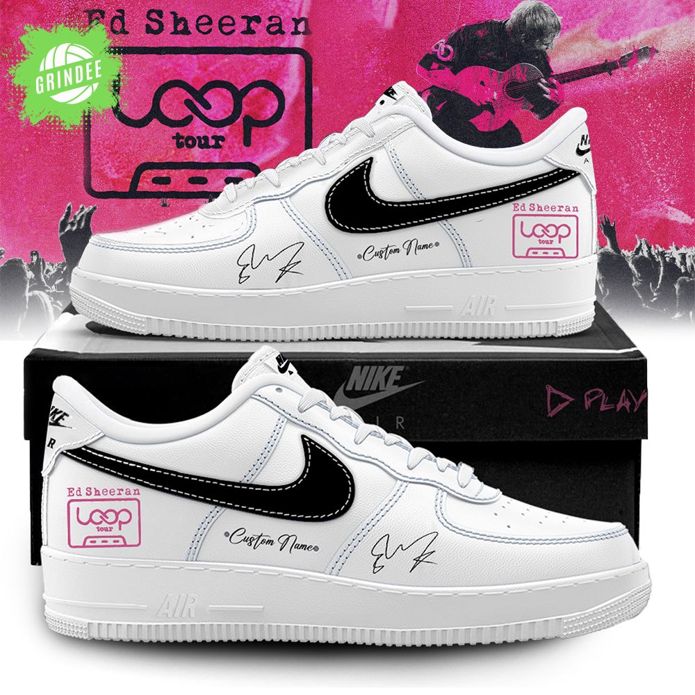 Ed Sheeran The Loop Tour AF1 Shoes Ed Sheeran The Loop Tour AF1 Shoes