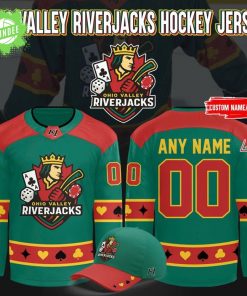 Evansville Thunderbolts X OHIO VALLEY RIVERJACKS 2025 Hockey Jersey