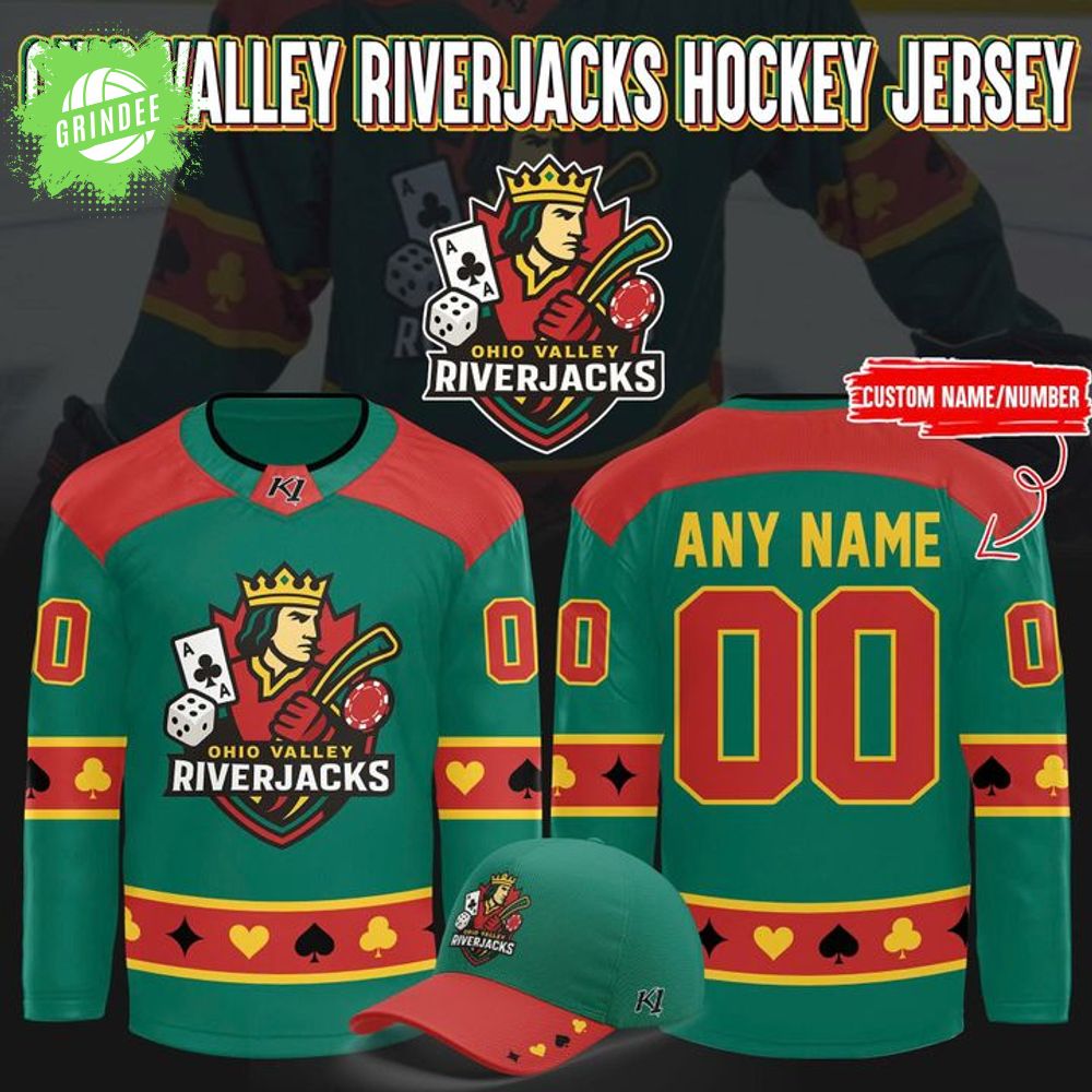 Evansville Thunderbolts X OHIO VALLEY RIVERJACKS 2025 Hockey Jersey Evansville Thunderbolts X OHIO VALLEY RIVERJACKS 2025 Hockey Jersey