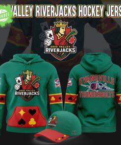 Evansville Thunderbolts X OHIO VALLEY RIVERJACKS 2025 Hoodie