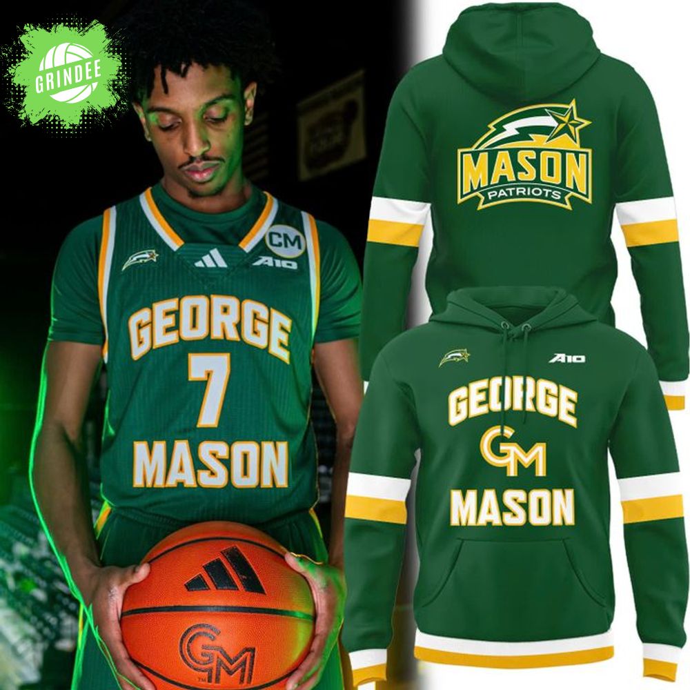 George Mason Basketball Kryptonite Uniform Hoodie - Special Edition George Mason Basketball Kryptonite Uniform Hoodie - Special Edition
