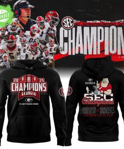 Georgia Bulldogs 2025 SEC Conference Champions Combo Hoodie