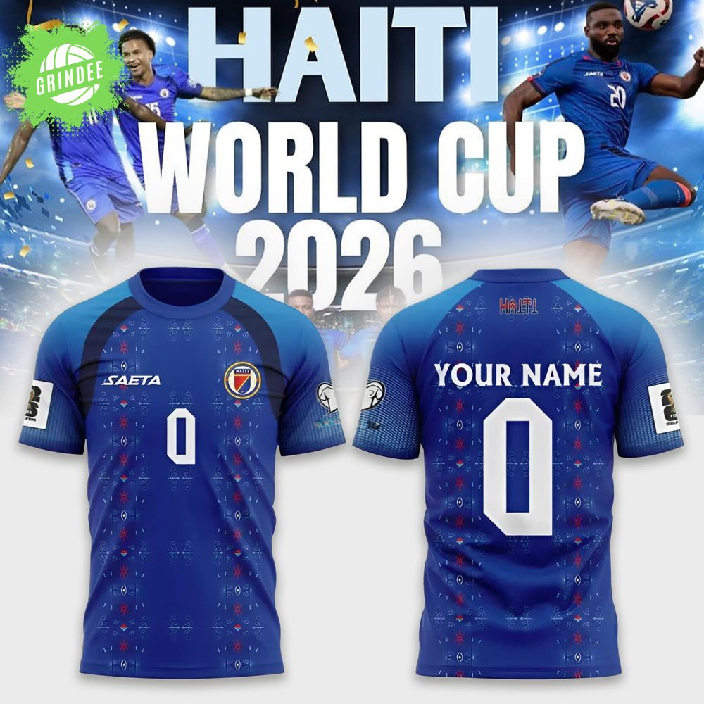 Haïtienne | Premium World Cup Football 3D Shirt Haïtienne | Premium World Cup Football 3D Shirt