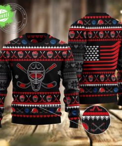 Hockey Puck Christmas Ugly Christmas Sweater