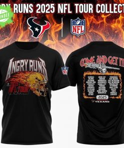 Houston Texans x ANGRY RUNS 2025 NFL TOUR COLLECTION T-shirt