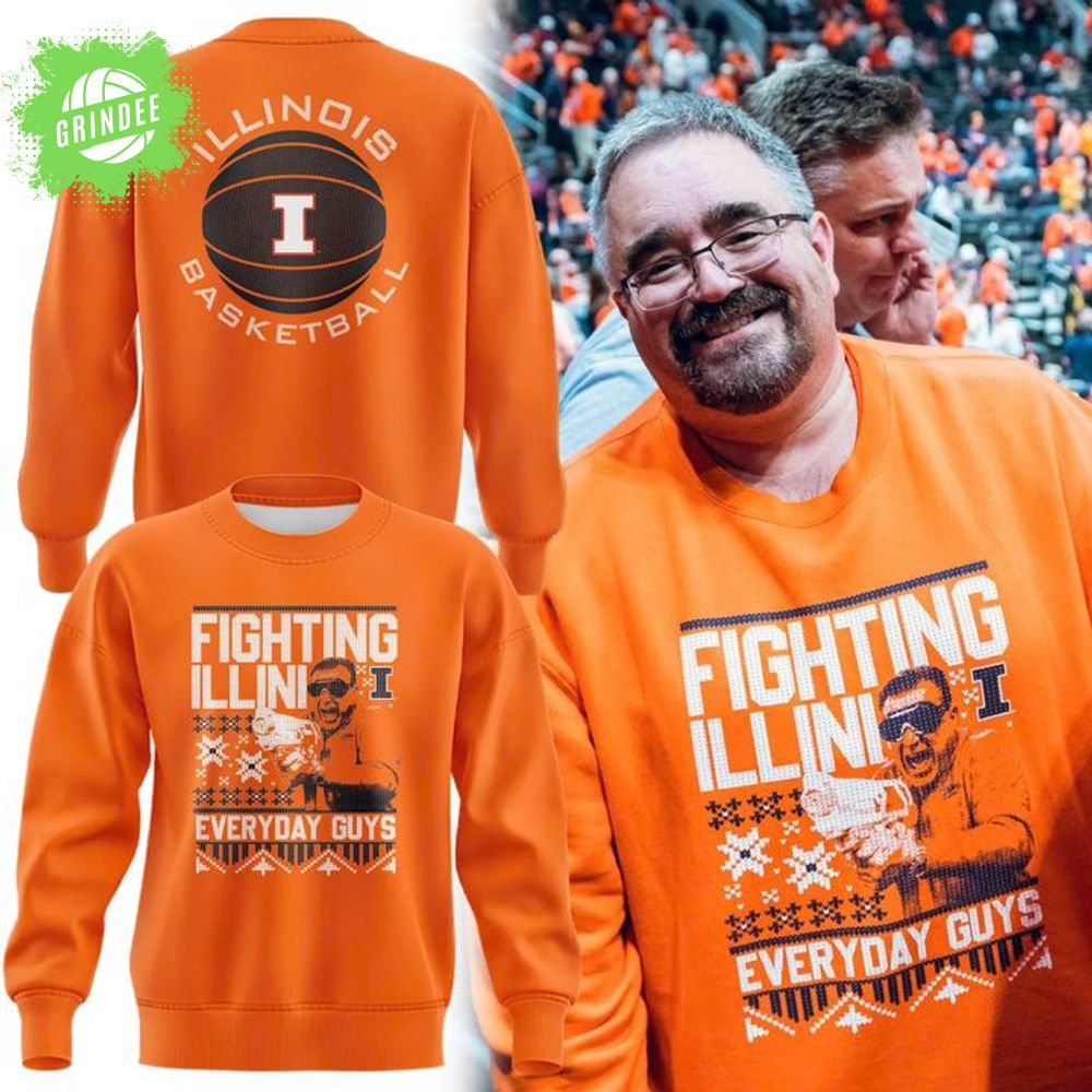 Illinois Basketball 'Fighting Illini Everyday Guys' Sweatshirt - Limited Edition Illinois Basketball 'Fighting Illini Everyday Guys' Sweatshirt - Limited Edition