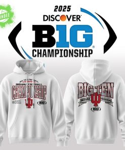 Indiana Hoosiers – 2025 Big Ten Champions Hoodie 🔥