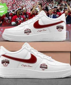 Indiana Hoosiers 2025 Big Ten Football Champions Custom Name White Shoes AF