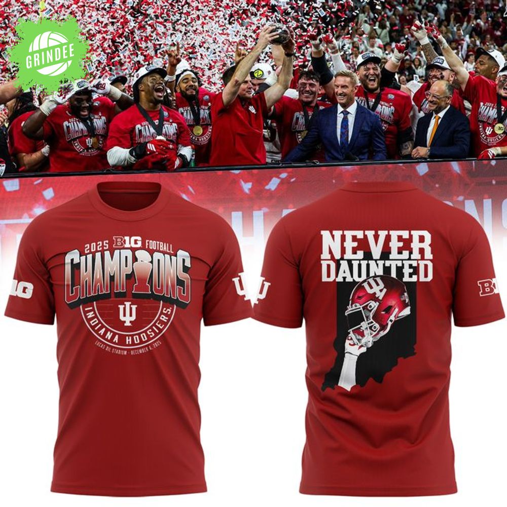 Indiana Hoosiers Big 10 Champions Locker Room T-shirt Indiana Hoosiers Big 10 Champions Locker Room T-shirt