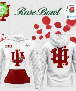 Indiana Hoosiers football helmet 2026 Rose Bowl Hoodie-White