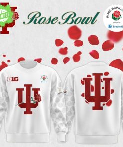 Indiana Hoosiers football helmet 2026 Rose Bowl Sweatshirt-White