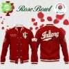 Indiana Hoosiers football helmet 2026 Rose Bowl BASEBALL JACKET-White