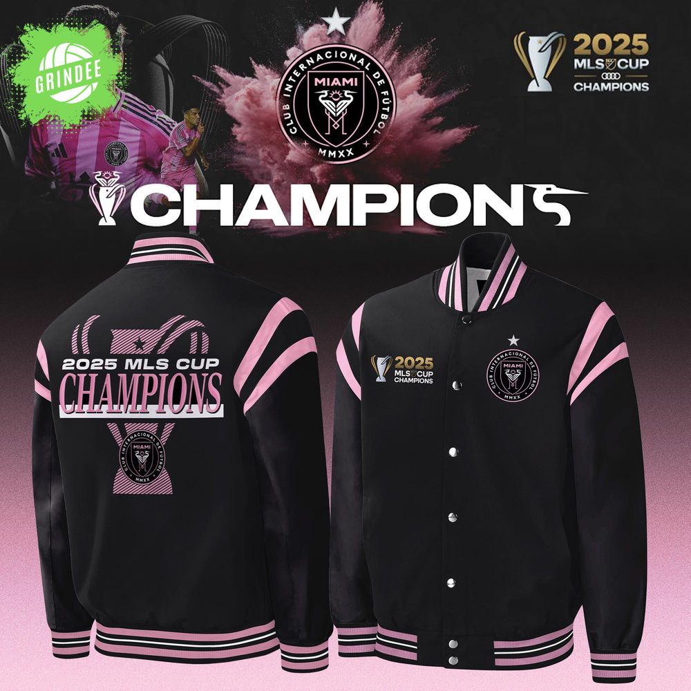 Inter Miami CF 2025 MLS Cup Champions Jacket Inter Miami CF 2025 MLS Cup Champions Jacket