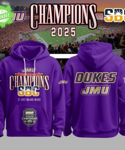 JMU Football 2025 SBC Champs Hoodie