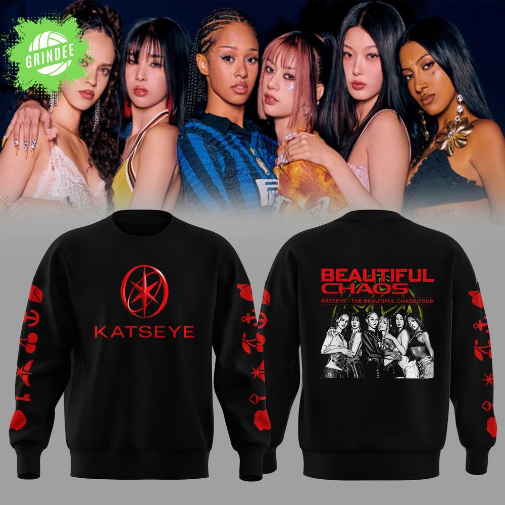 KATSEYE “Beautiful Chaos” Tour Black Sweat KATSEYE “Beautiful Chaos” Tour Black Sweat