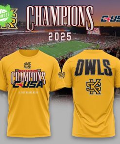KS Football 2025 CUSA Champs Tshirt