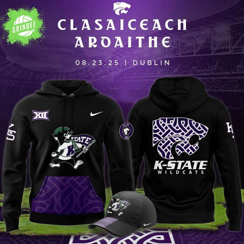 K-State Football CFBireland Game 2025 Hoodie K-State Football CFBireland Game 2025 Hoodie