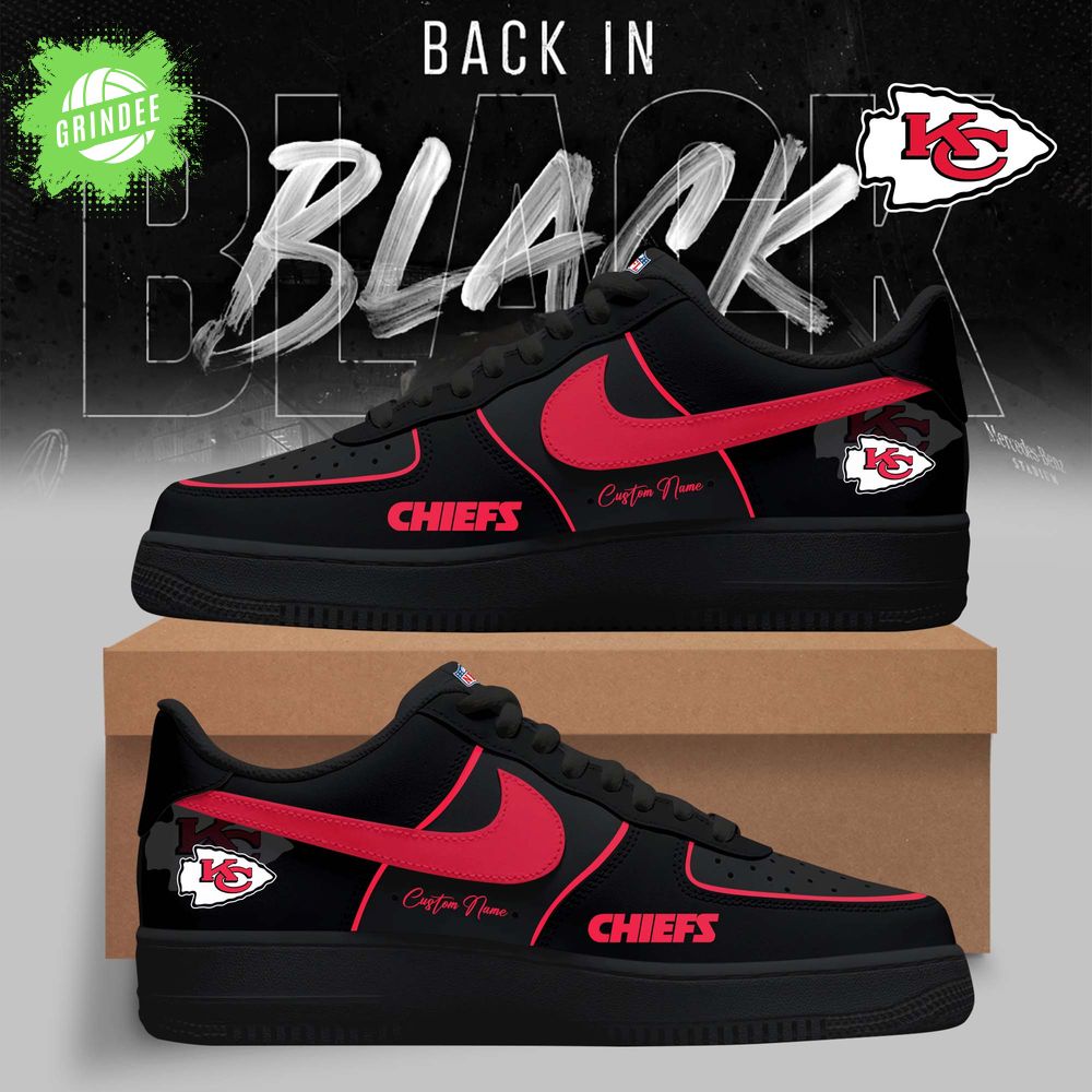 Kansas City Chiefs – 2025 Back In Black Limited Edition AF1 Kansas City Chiefs – 2025 Back In Black Limited Edition AF1