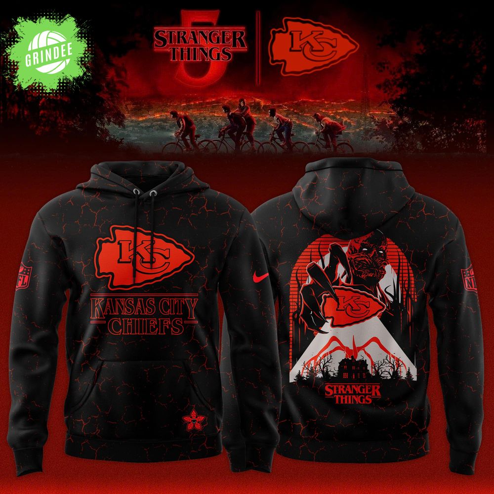 Kansas City Chiefs x Stranger Things Limited Edition Hoodie Kansas City Chiefs x Stranger Things Limited Edition Hoodie