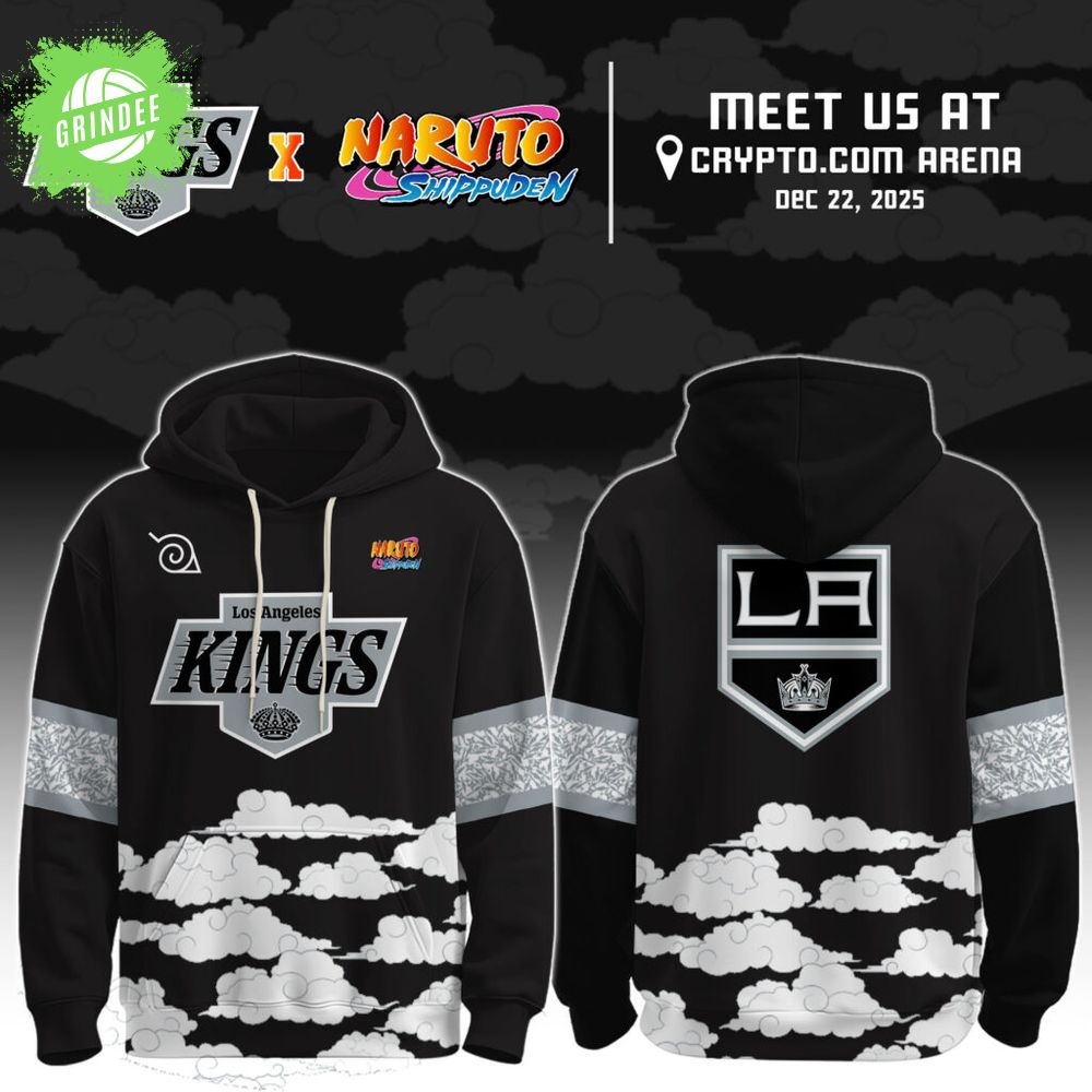 LA KINGS NARUTO GAME NIGHT HOODIE LIMITED EDITON LA KINGS NARUTO GAME NIGHT HOODIE LIMITED EDITON