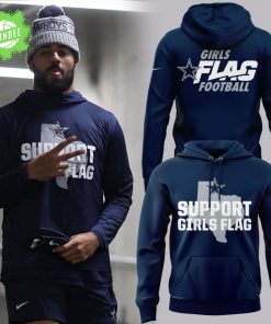 Limited Edition Dallas Cowboys Support Girls Flag Hoodie 2025