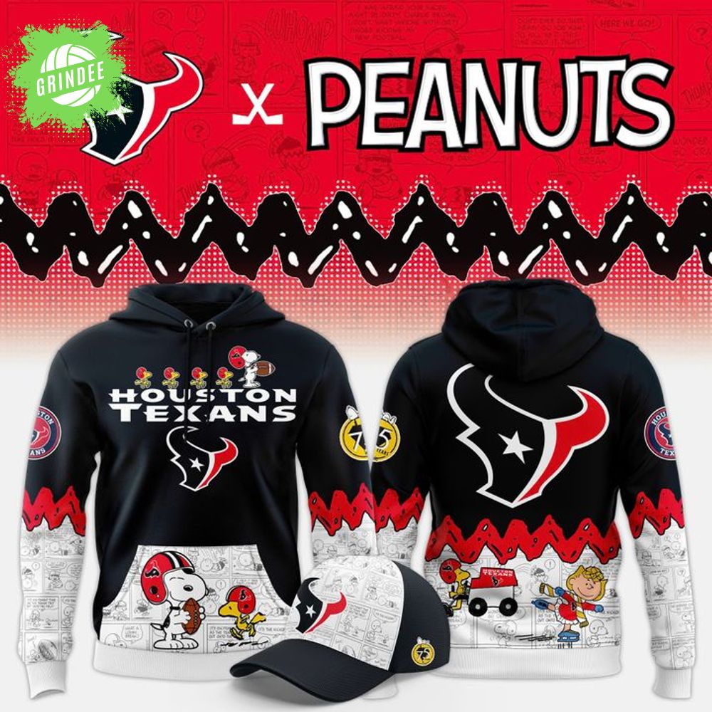 Limited Edition Houston Texans '' Peanuts Night '' Snoopy Hoodie 2025 Limited Edition Houston Texans '' Peanuts Night '' Snoopy Hoodie 2025