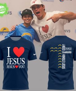 Limited Edition I Love Jesus Blue Shirt