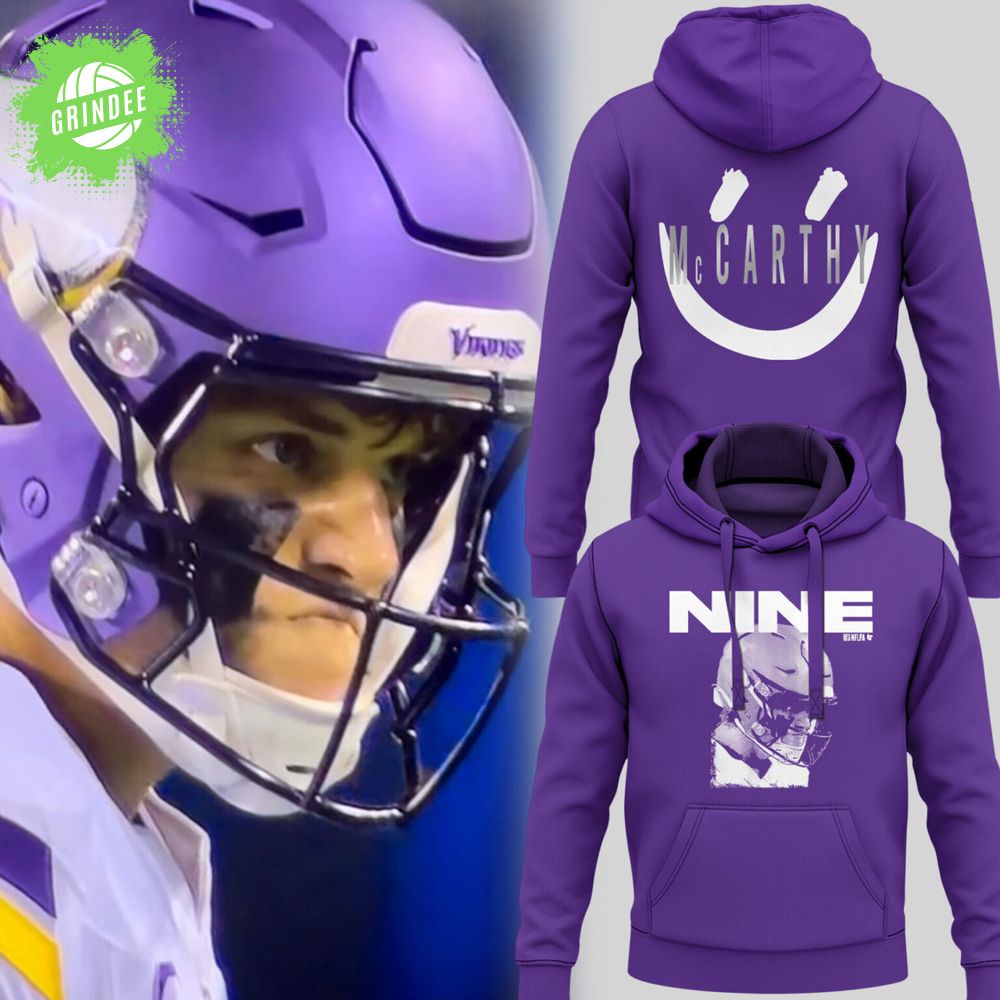 Limited Edition J.J. McCarthy: Nine Purple Hoodie Limited Edition J.J. McCarthy: Nine Purple Hoodie