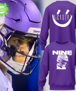 Limited Edition J.J. McCarthy: Nine Purple Sweatshirt