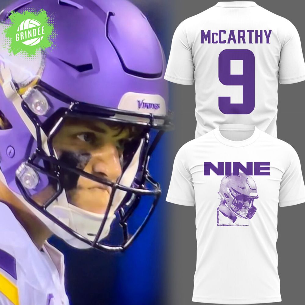 Limited Edition J.J. McCarthy: Nine TShirt Limited Edition J.J. McCarthy: Nine TShirt