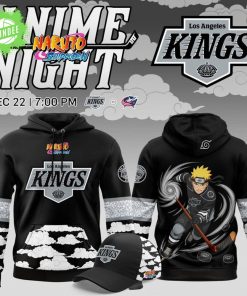 Limited Edition Los Angeles Kings ” Anime Night ” Naruto Shippuden Hoodie 2025