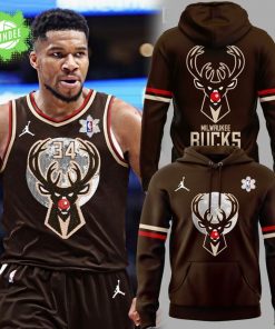 Limited Edition Milwaukee Bucks Christmas Night Hoodie 2025