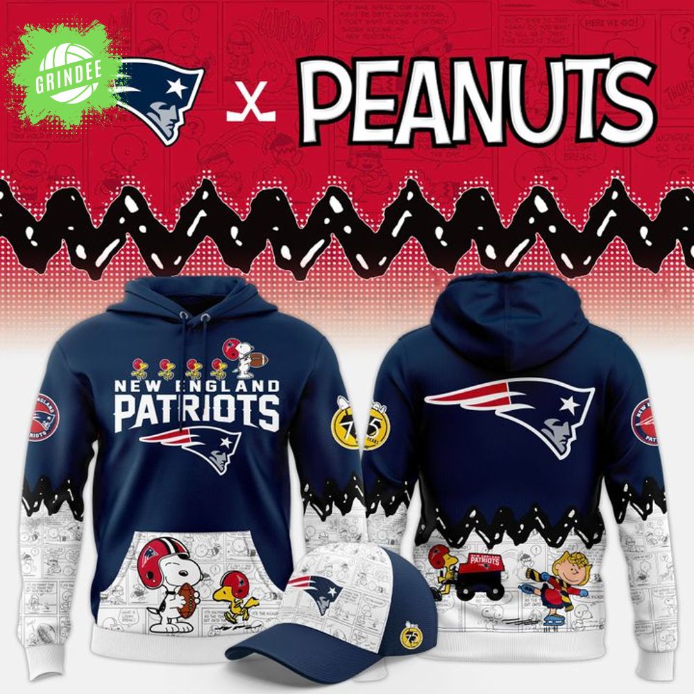 Limited Edition New England Patriots '' Peanuts Night '' Hoodie 2025 Limited Edition New England Patriots '' Peanuts Night '' Hoodie 2025