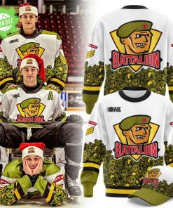 Limited Edition North Bay Battalion” Teddy Bear Toos ” Sweatshirt 2025
