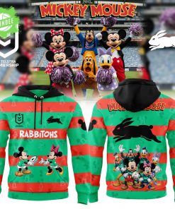 Limited Edition S.S Rabbitohs Mickey Mouse Hoodie
