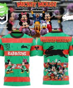 Limited Edition S.S Rabbitohs Mickey Mouse Shirt