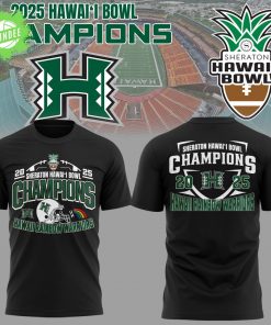 Limited Edition Sheraton Hawai’i Bowl Champions Black TShirt